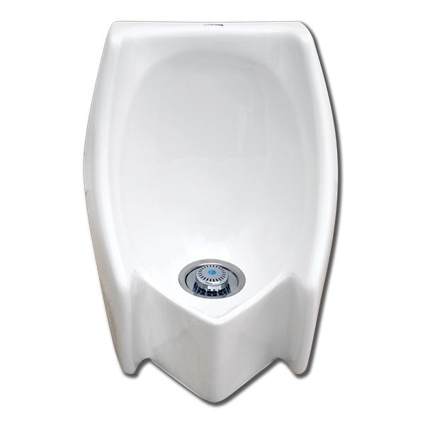 ZeroFlush Porcelain Waterless Urinal ZF101 with White EnviroSeal with BioPur Peroxetab Kit