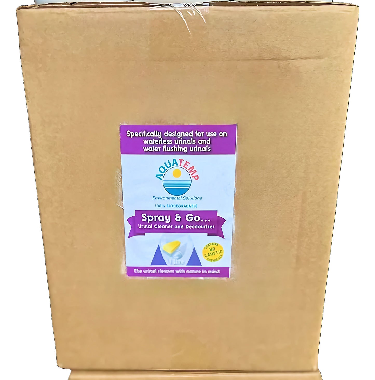 Aquatemp Spray & Go Urinal Cleaner & Deodoriser - Carton of 9 x 1 Litre Spray Bottles