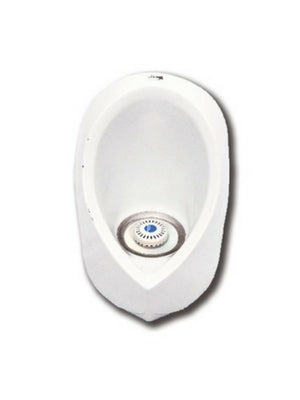 ZeroFlush Porcelain Waterless Urinal ZF501 with White EnviroSeal with BioPur Peroxetab Kit