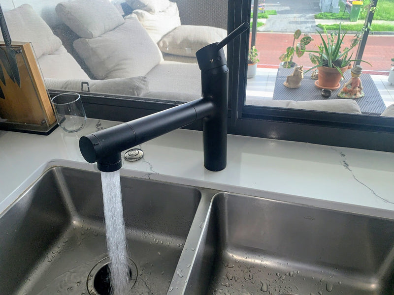 Taqua T-5 Matte Black Water Filter Tap Supply and Installation