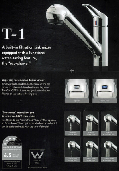 Taqua T-1 Water Filter Tap Supply and Installation