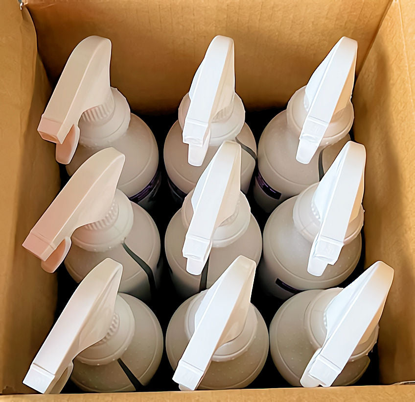 Aquatemp Spray & Go Urinal Cleaner & Deodoriser - Carton of 9 x 1 Litre Spray Bottles