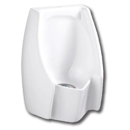 ZeroFlush Porcelain Waterless Urinal ZF101 with White EnviroSeal with BioPur Peroxetab Kit